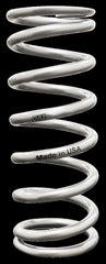 QA1 9HT220 Spring, Cr-Si High Travel 2-1/2 inch Id 9 inch X 220 Lbs/In. Silver Pwdr Coat