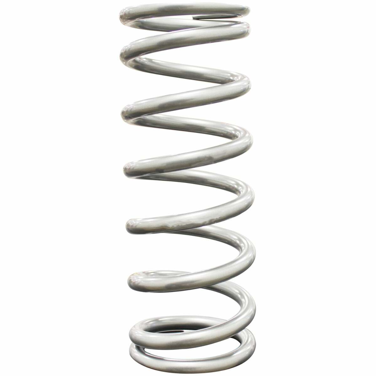 QA1 9HT450 Spring, Cr-Si High Travel 2-1/2 inch Id 9 inch X 450 Lbs/In. Silver Pwdr Coat