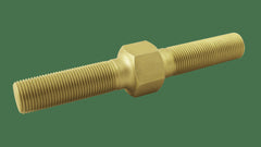QA1 ASM3-19 Linkage Adjuster, Male-Male 10-32 1.94 inch Oal, Steel, Yellow Zinc