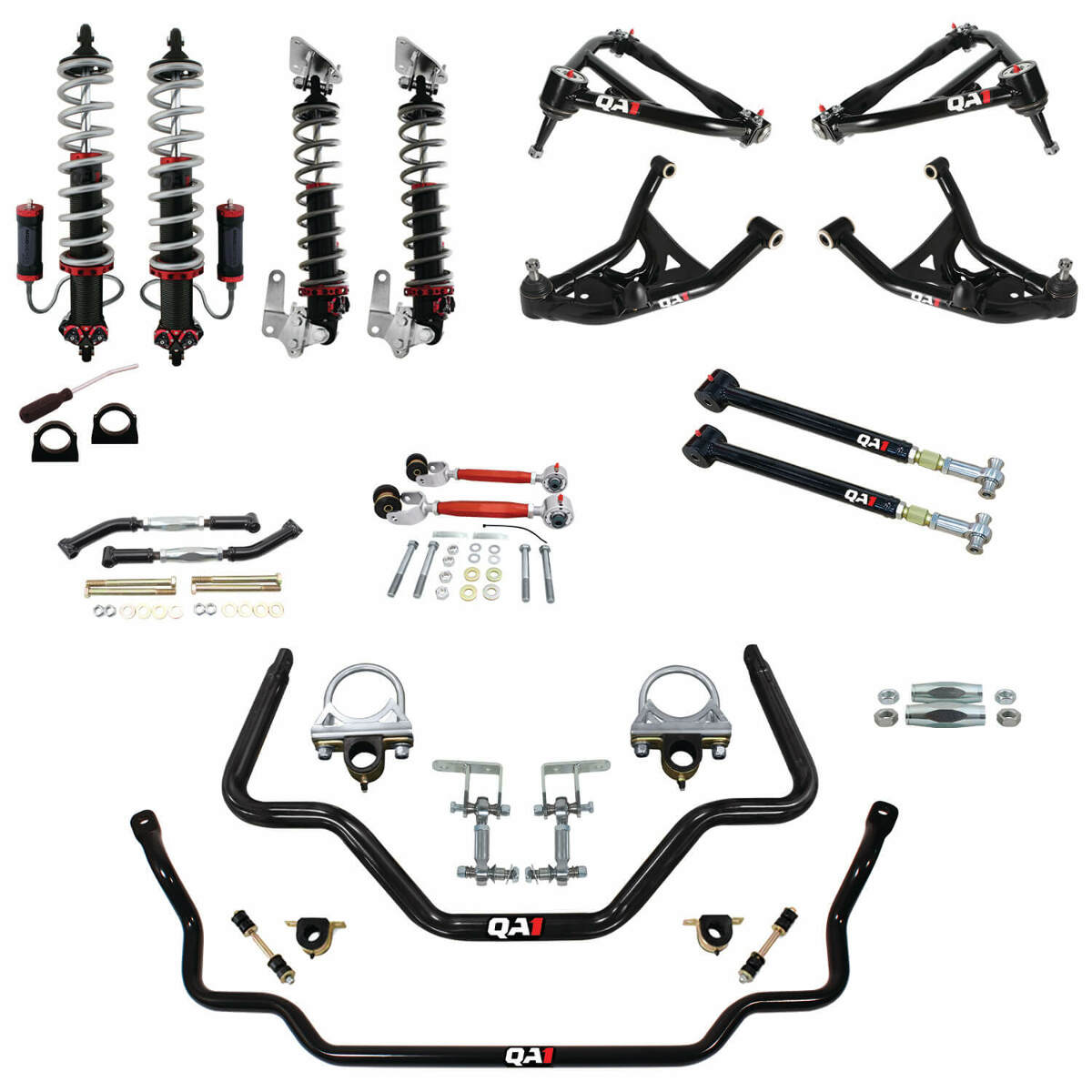 QA1 BW03-GMA1 QA1 BW03-GMA1 Level 3 Big Wheel Suspension Kit 64-67 GM A Body