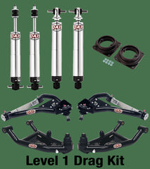 QA1 DK01-GMX2 Drag Kit, Level 1, X-Body 68-74 GM X-Body, W/ Shocks