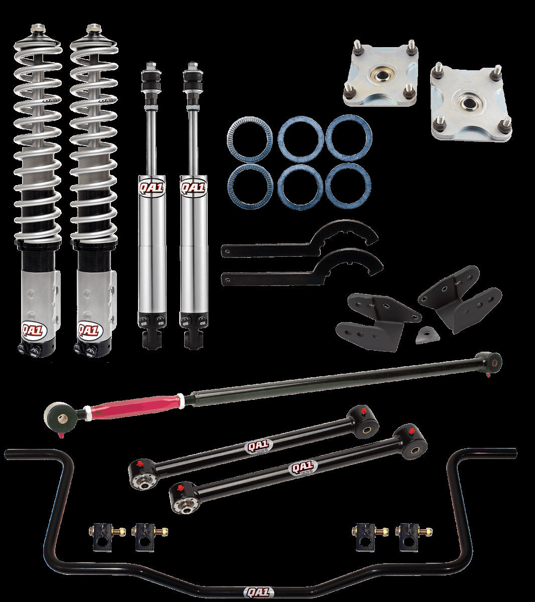 QA1 DK02-FMM6 Drag Kit, Level 2, Mustang 11-14 Mustang, W/Shocks