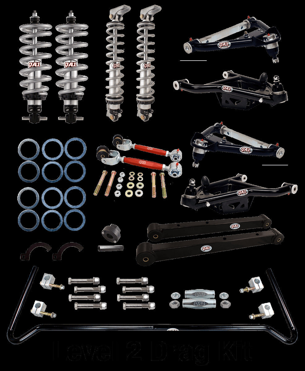 QA1 DK02-GMA3 Drag Kit, Level 2, A-Body 73-77 Gm A-Body, W/ Shocks