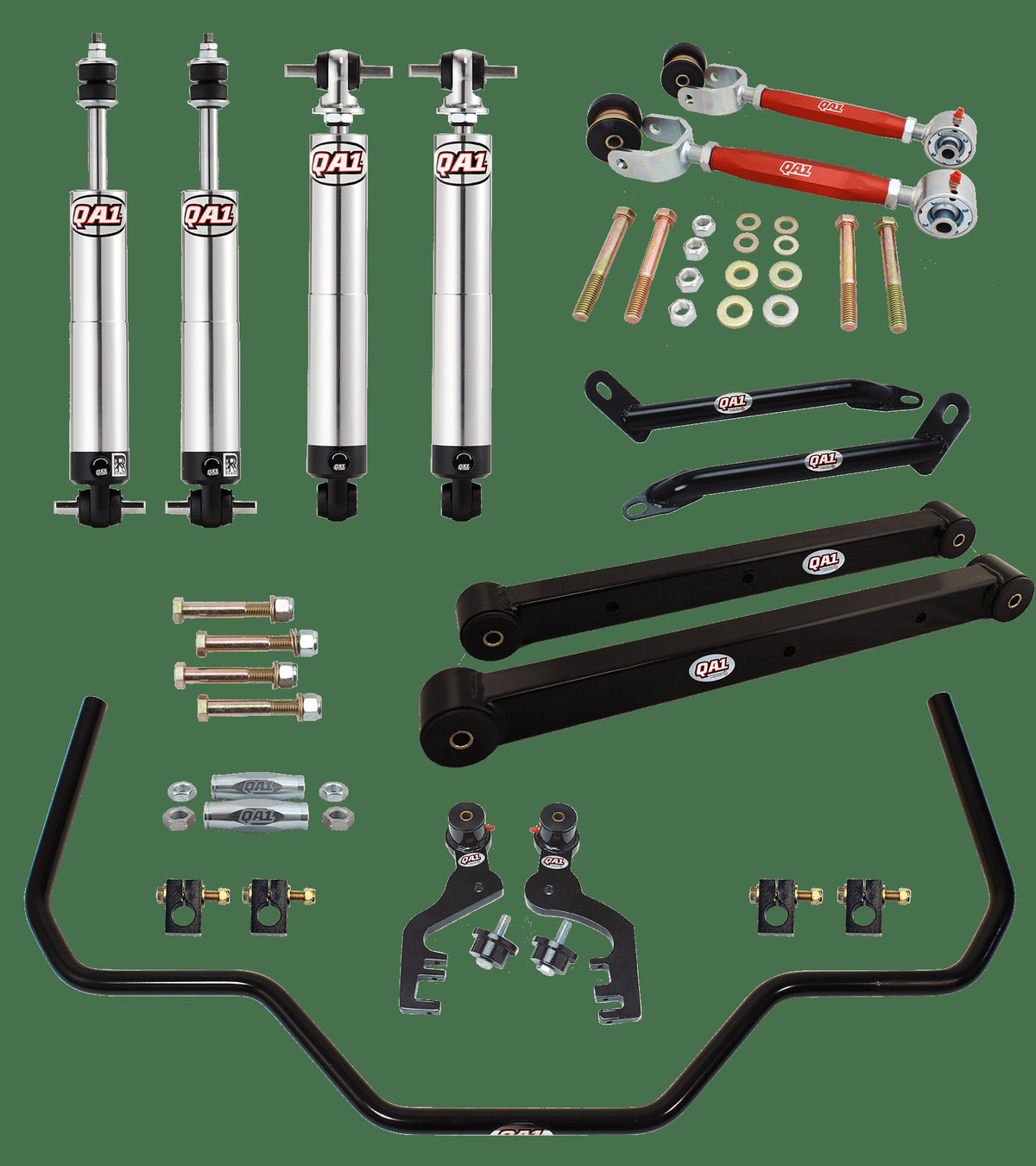 QA1 DK11-GMA1 Drag Kit, Level 1, A-Body 64-67 Gm A-Body, W/0  Shocks