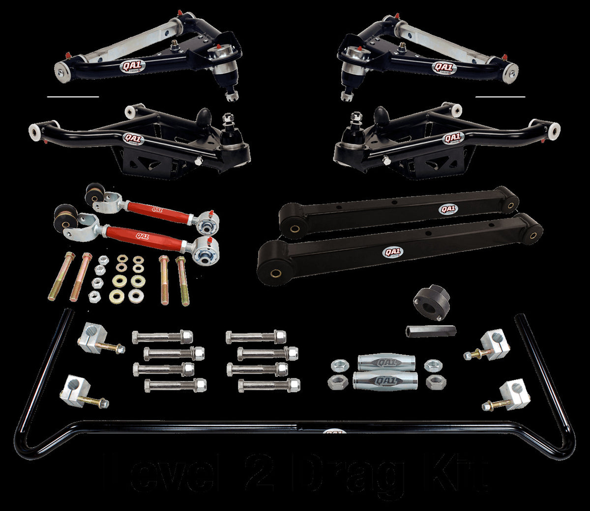 QA1 DK12-GMA3 Drag Kit, Level 2, A-Body 73-77 Gm A-Body, W/O Shocks