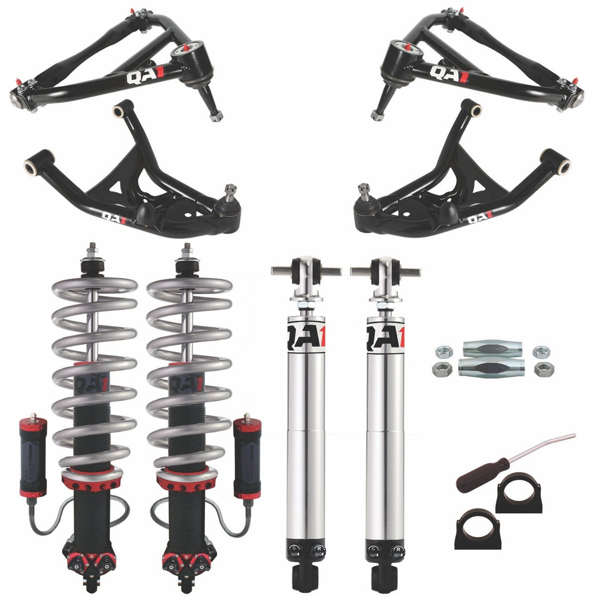 QA1 DK23-GMX3 Drag Kit 2.0, Level 3, X-Body, 75-79 GM X-Body, W/Shocks