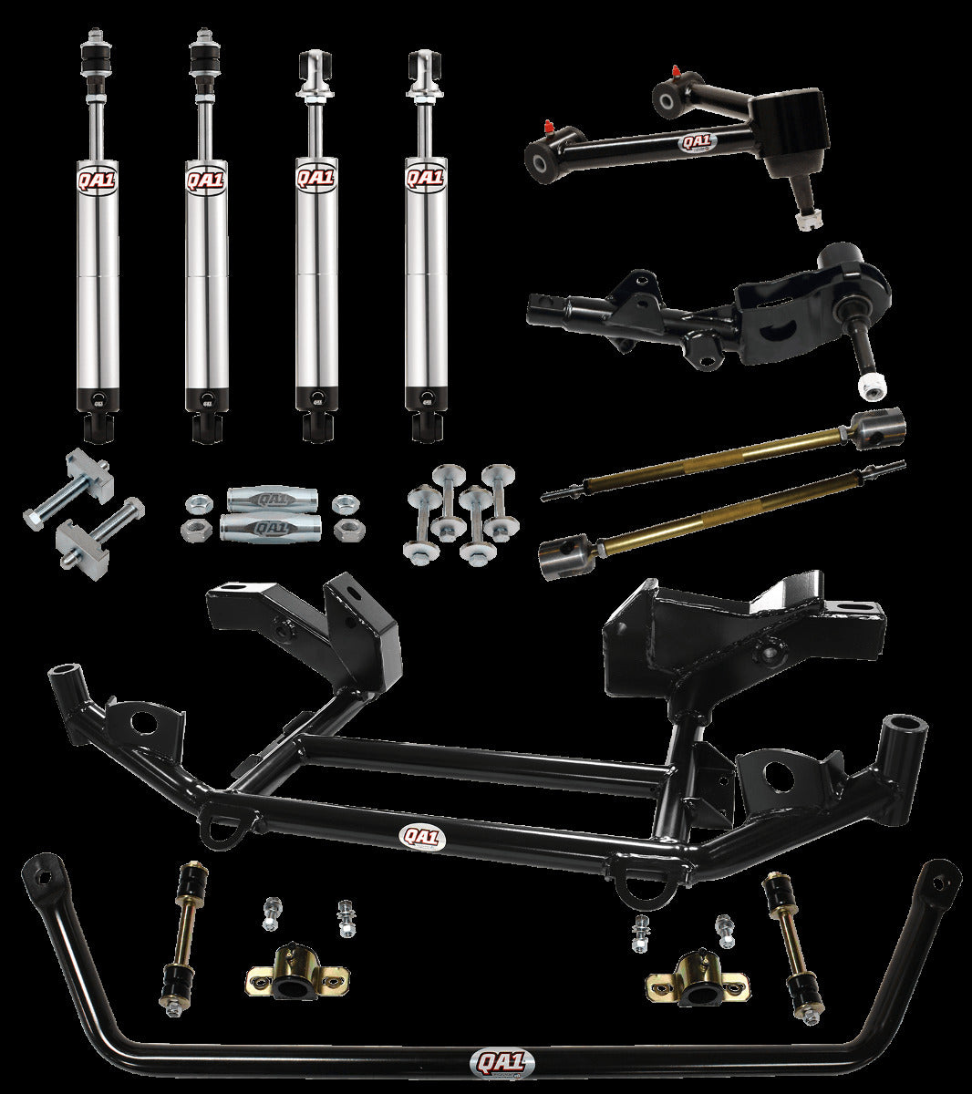 QA1 HK02-CRB1 Handling Kit, Level 2, Mopar B-Body 66-70 Mopar B-Body, W/Shocks