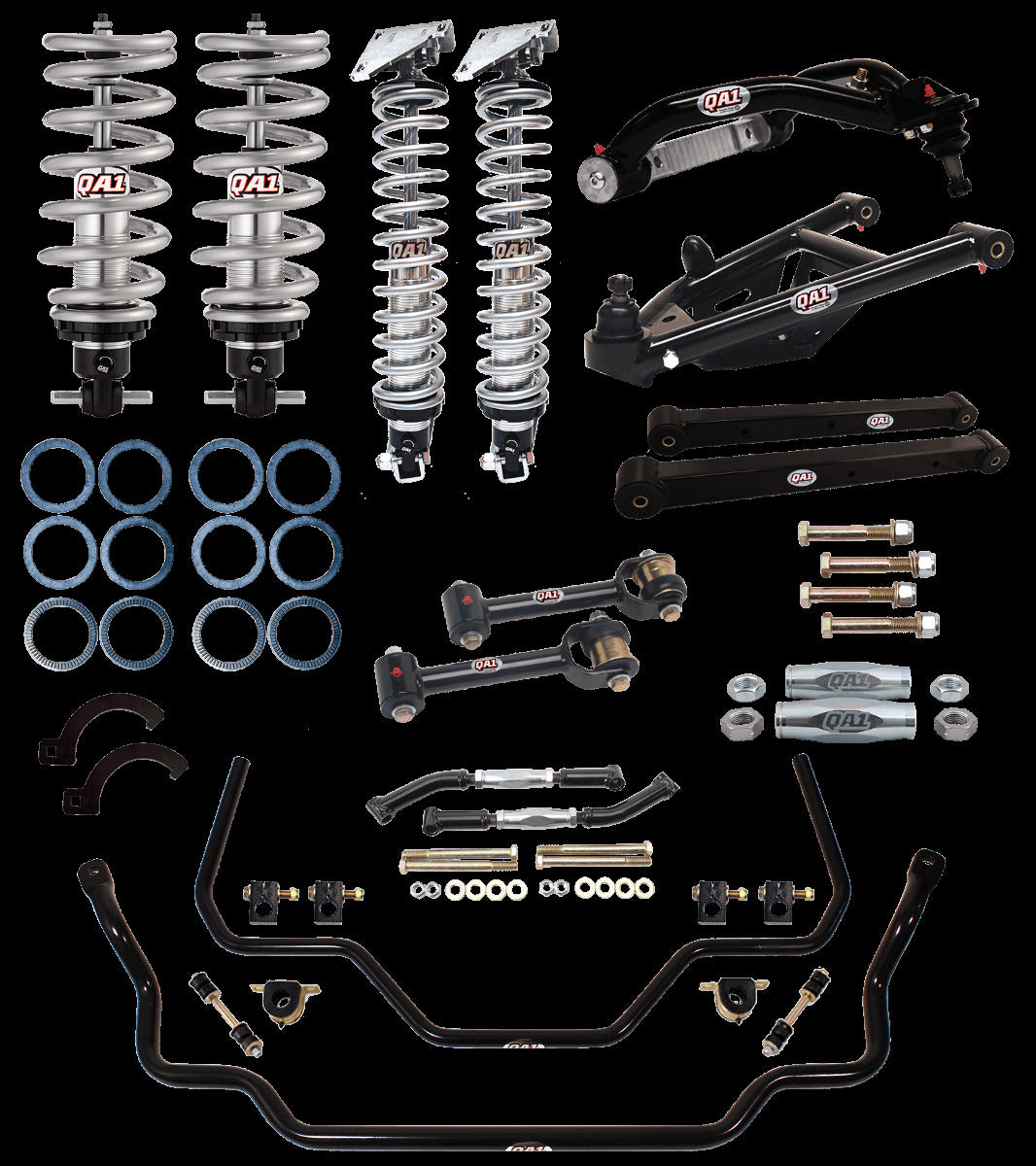 QA1 HK02-GMA1 Handling Kit, Level 2, Gm A-Body 64-67 Gm A-Body, W/ Shocks