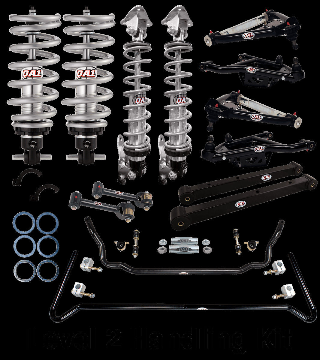 QA1 HK02-GMB4 Handling Kit, Level 2, 1978-1993 GM B-Body, W/ Shocks