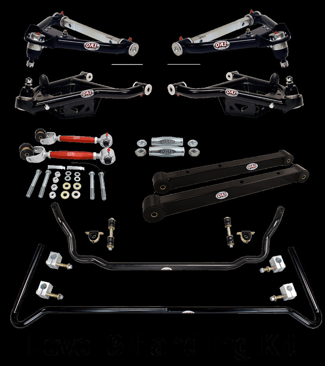 QA1 HK13-GMB4 Handling Kit, Level 3, 1978-1993 GM B-Body, W/O Shocks