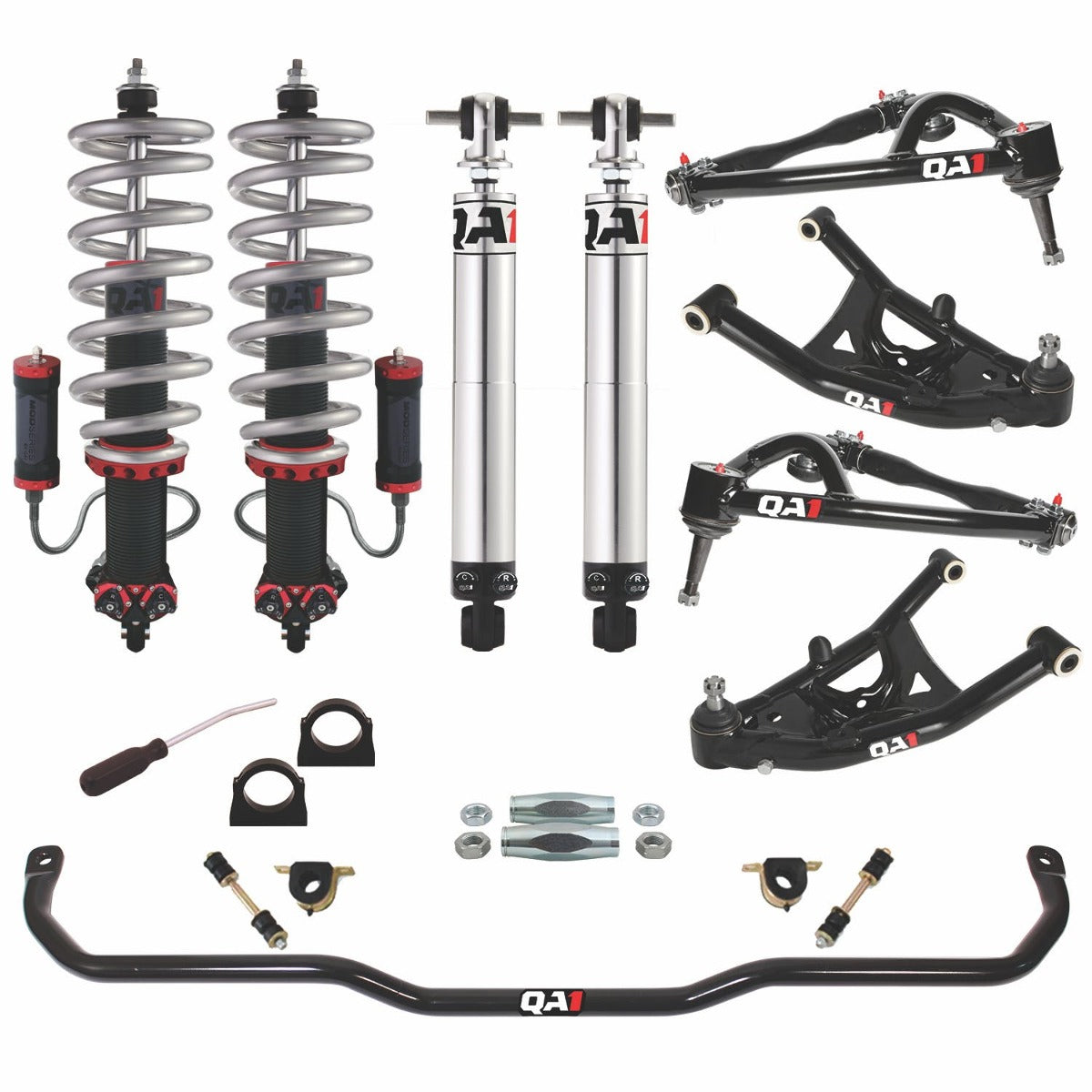QA1 HK23-GMX2 Handling Kit 2.0, Level 3, GM X-Body 68-74 GM X-Body, W/ Shocks