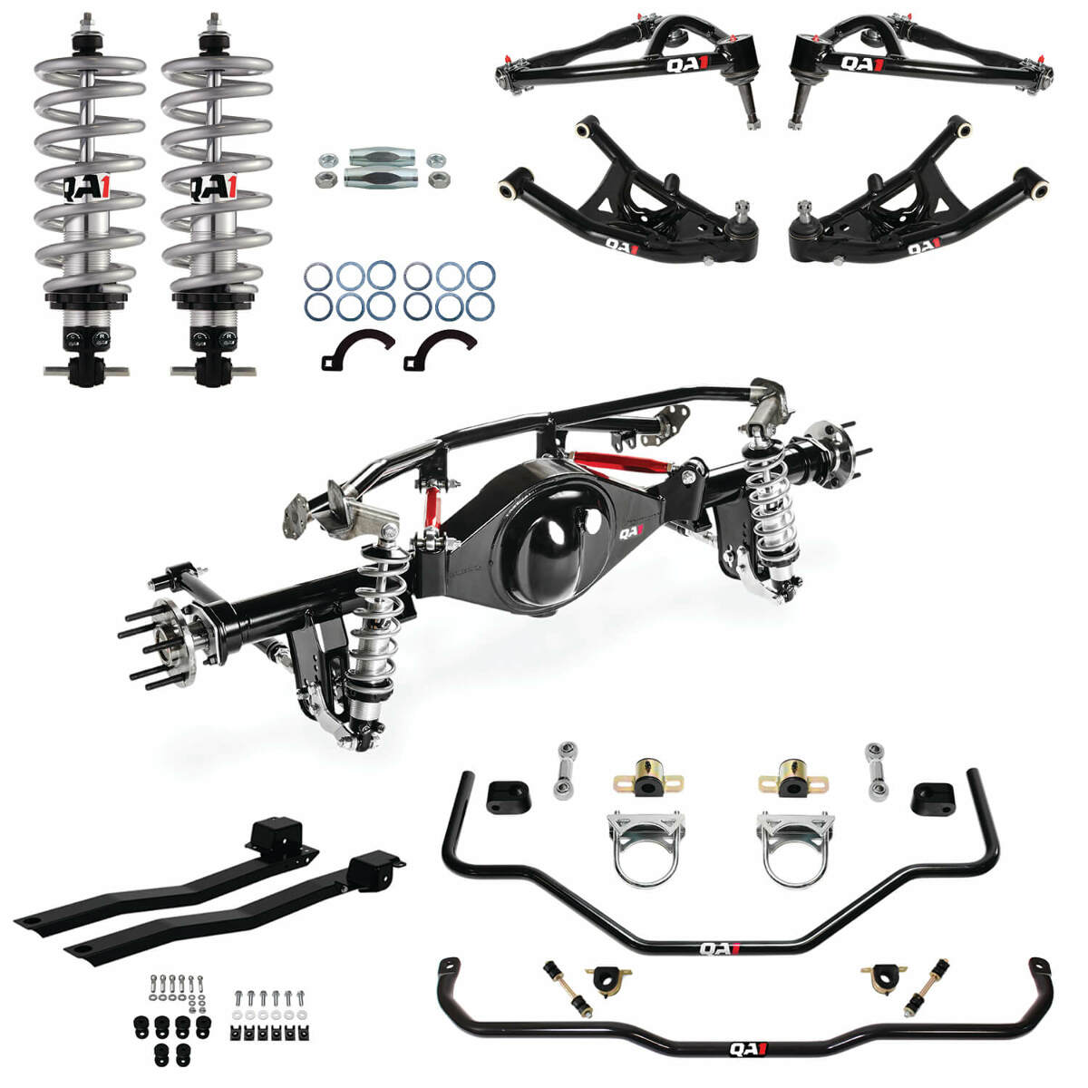 QA1 HK42-GMX2RS QA1 HK42-GMX2RS Level 2 Handling Kit with OE Width 9in. Housing 68-72 GM X Body