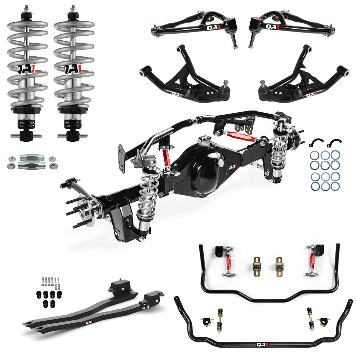 QA1 HK52-GMF2RS QA1 HK52-GMF2RS Level 2 Handling Kit with OE Width 9in. Housing 75-81 GM F Body