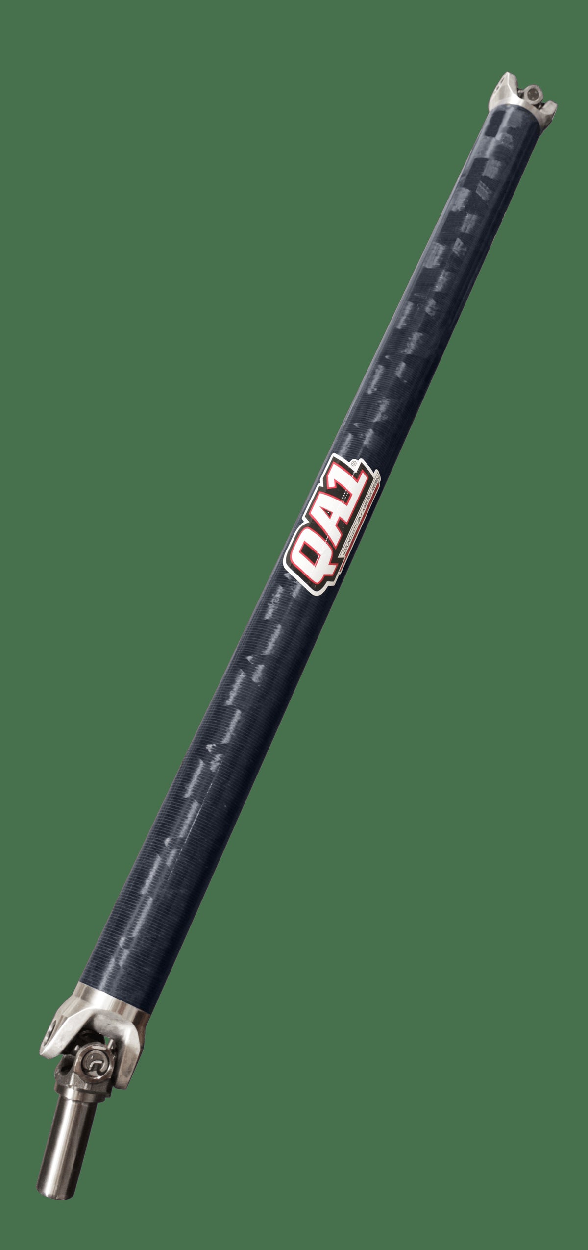 QA1 JJ-22200 Driveshaft, Cf, Sp Gm 55.00 inch 3.2 inch, 1310 U-Joints, Gm 27 Spl 5.5 inch