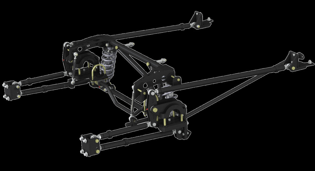 QA1 R101-170 Suspension System, 6-Link, Sgl Adjust 67-79 Mopar A-Body, 170 Lb/In