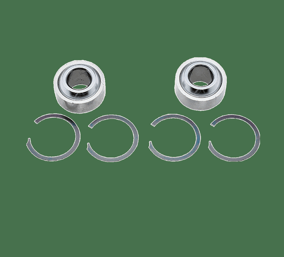 QA1 SIB8-101PK Bearing Kit, .500 inchId X .625 inch Wide 2 Bearings With Snap Rings