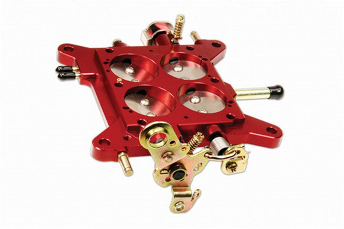 Quick Fuel Technology 12-850QFT Billet TB Assy 1 3/4 Red SS