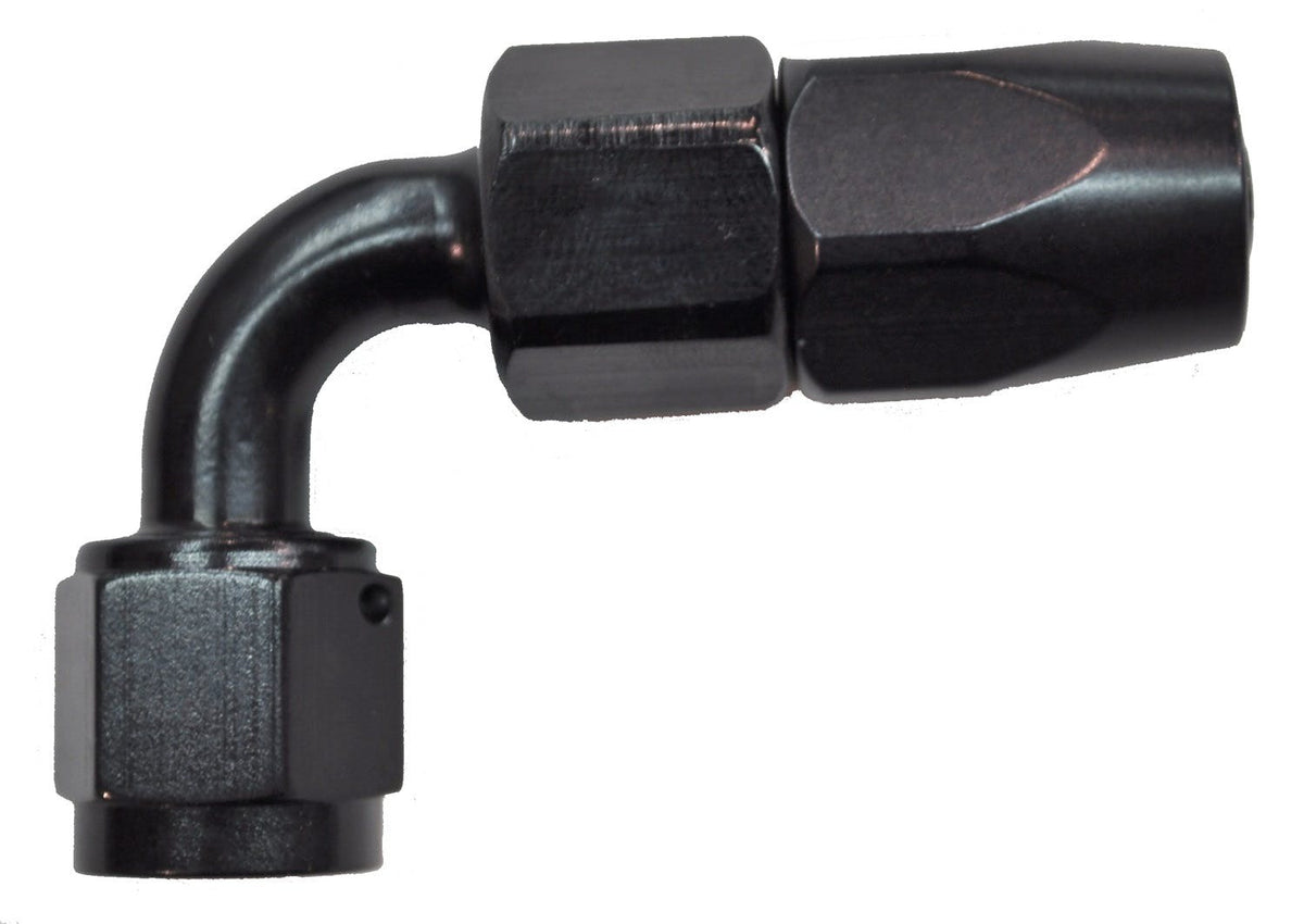 Quick Fuel Technology 19-301QFT #6 AN 90 Deg Hose End Black