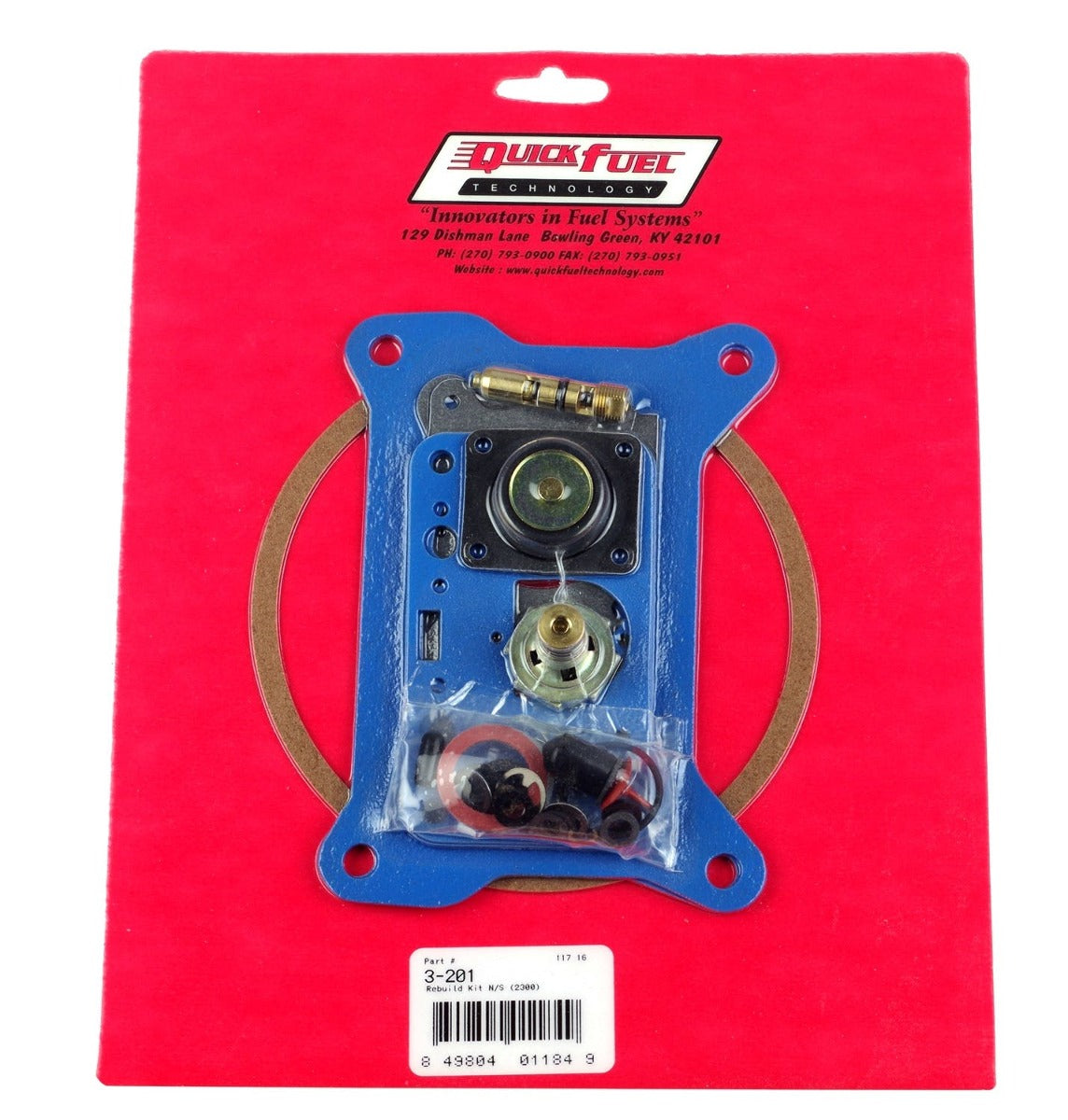 Quick Fuel Technology 3-201QFT Rebuild Kit N/S (2300)