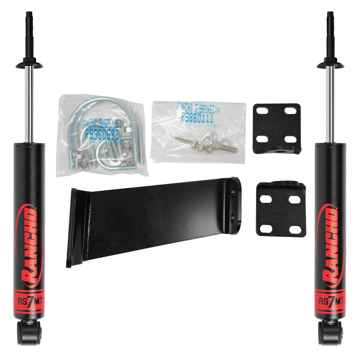 Rancho Dual RS7MT Steering Stabilizer Kit for Ford F-250 and F-350 RS98517