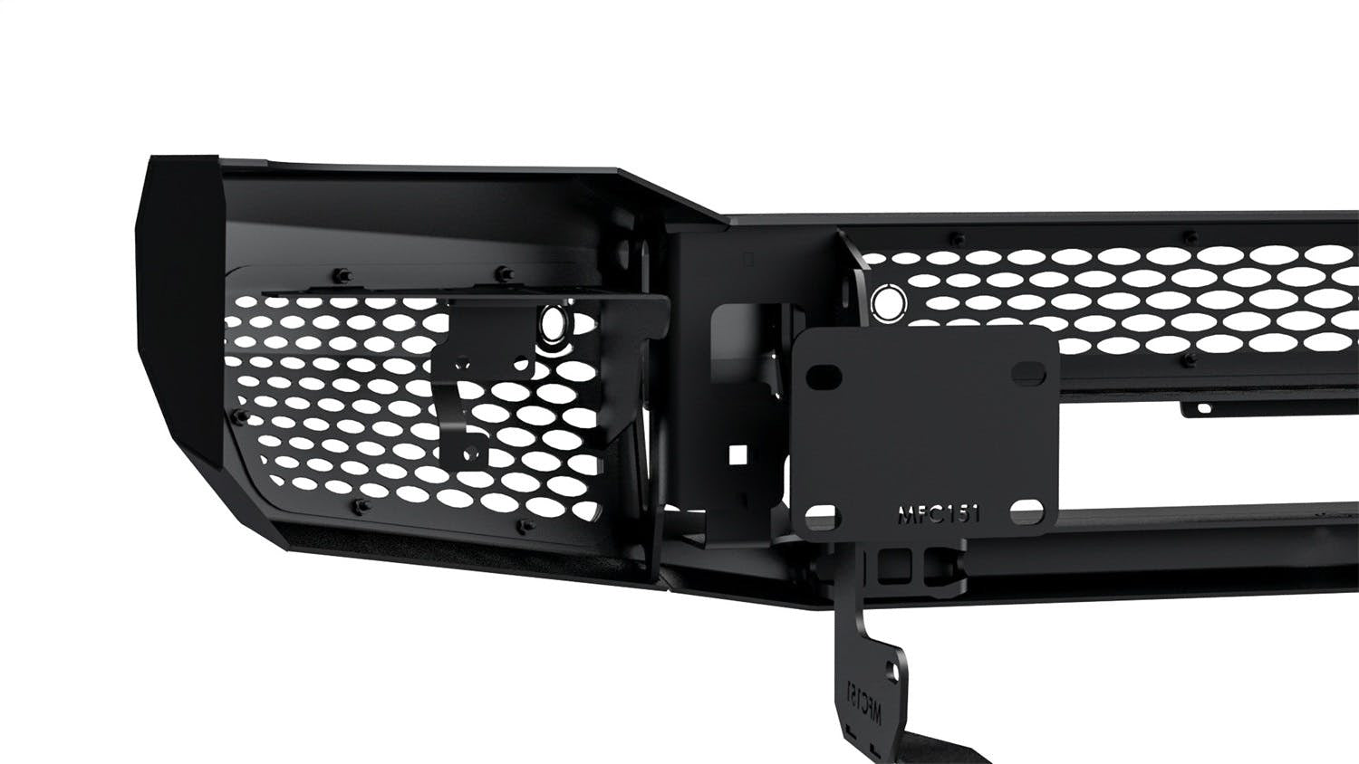 Ranch Hand MFC151BMN Midnight Series Front Bumper without Grille Guard