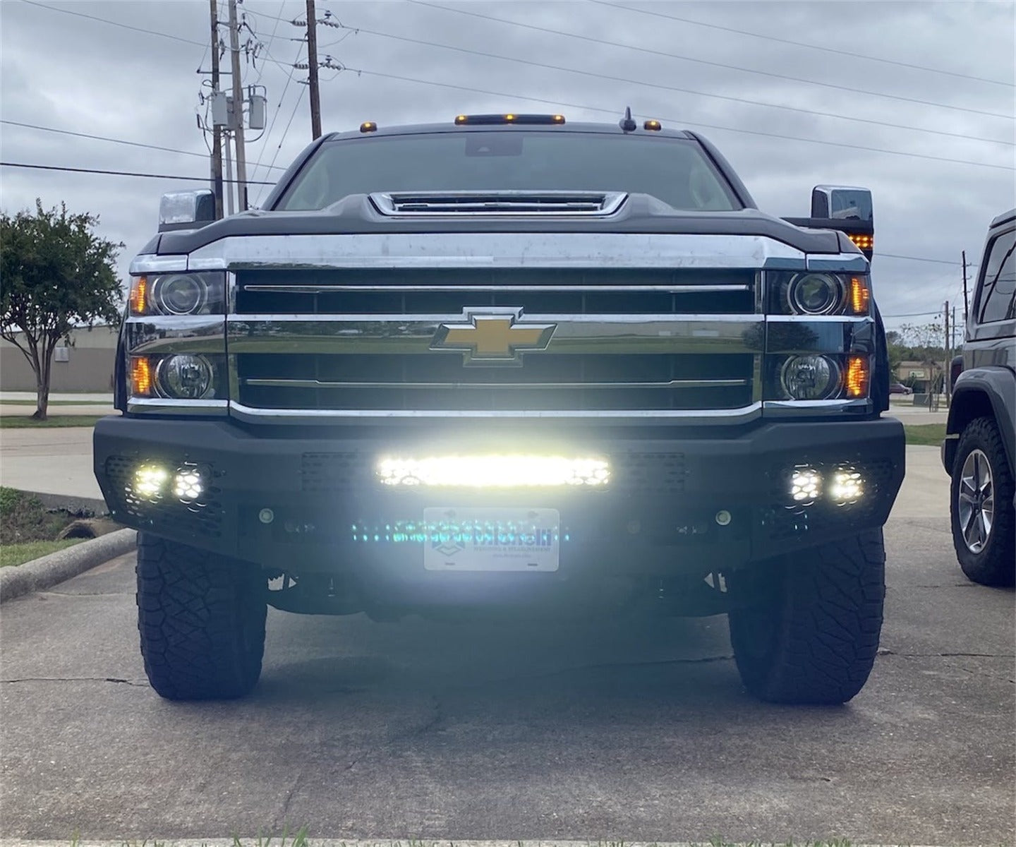 Ranch Hand MFC151BMN Midnight Series Front Bumper without Grille Guard