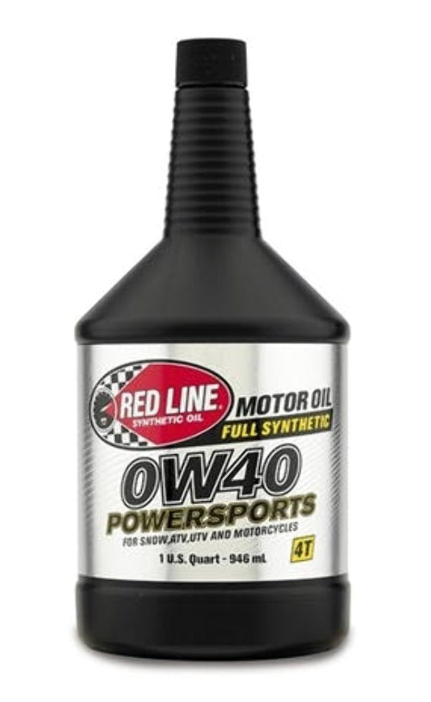 Red Line Oil 42204 0W40 Powersports Motor Oil Synthetic (1 Quart)
