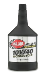Red Line Oil 42404 Full Synthetic 10W40 Motorcycle Motor Oil (1 quart)