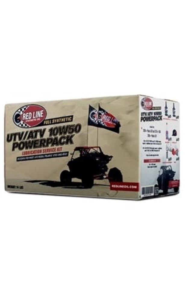 Red Line Oil 90220 Powersport Motor Oil UTV/ATV 10W50 Powerpack Kit Red Line Oil