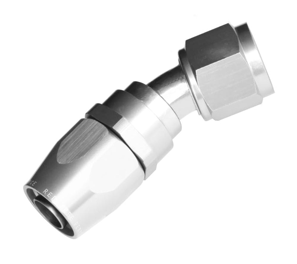 Redhorse Performance 1030-06-5 -06 30 degree Female Aluminum Hose End - clear