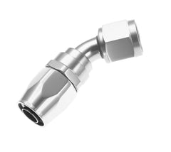Redhorse Performance 1045-08-5 -08 45 degree Female Aluminum Hose End - clear