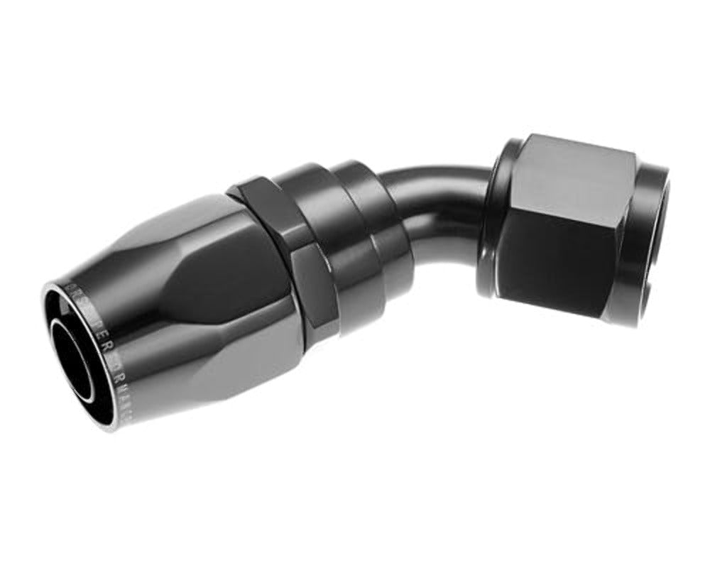 Redhorse Performance 1045-12-2 -12 45 degree Female Aluminum Hose End - black