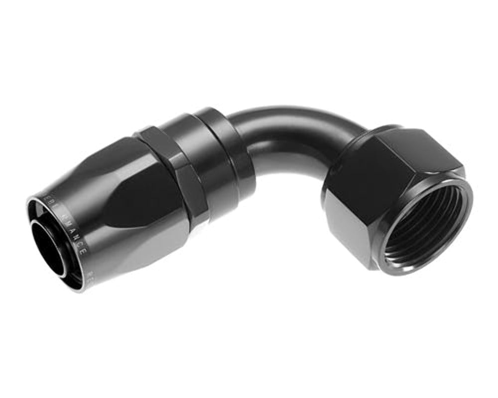 Redhorse Performance 1090-12-2 -12 90 degree Female Aluminum Hose End - black