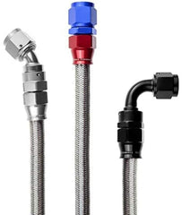 Redhorse Performance 1200-08-2 -08 AN Straight PTFE reusable  Hose End - Black