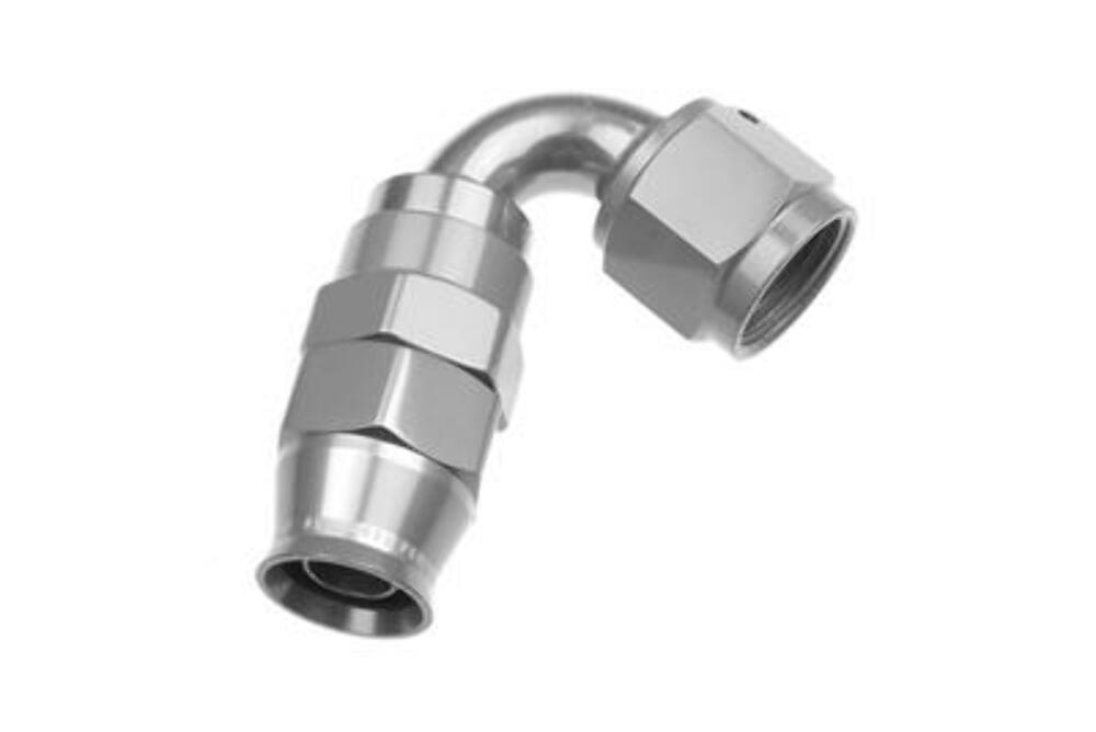 Redhorse Performance 1220-04-5 -04 AN 120 Degree PTFE reusable  Hose End - Clear