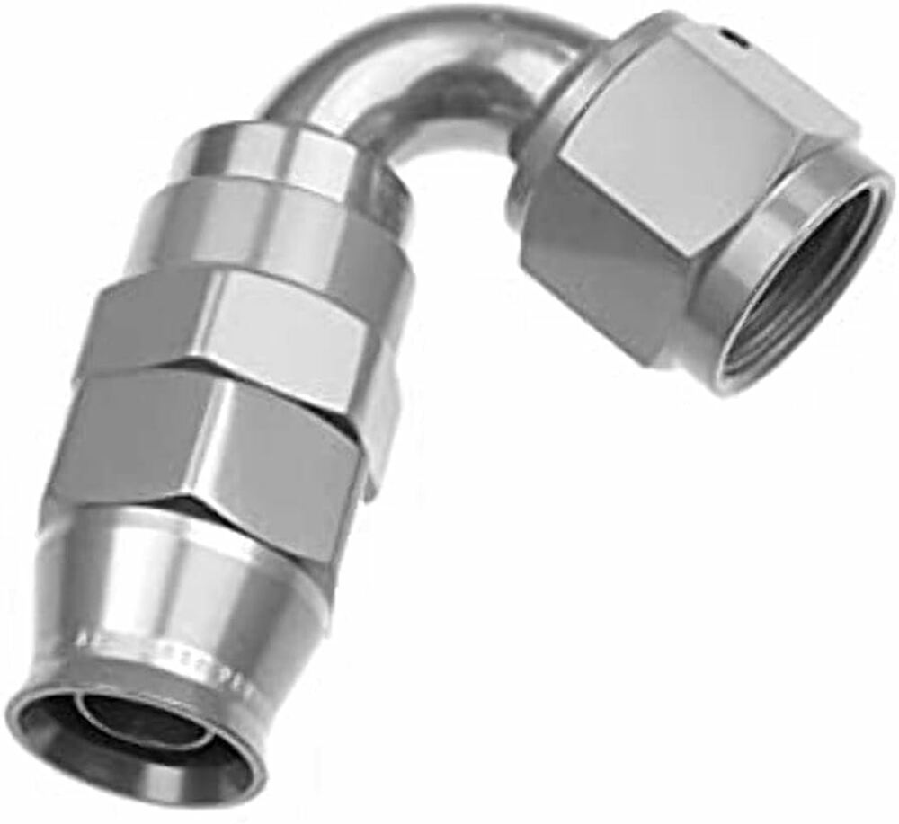 Redhorse Performance 1220-08-5 -08 AN 120 Degree PTFE reusable  Hose End - Clear
