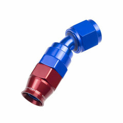 Redhorse Performance 1230-10-1 -10 AN 30 Degree PTFE reusable  Hose End - Blue