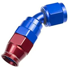 Redhorse Performance 1245-06-1 -06 AN 45 Degree PTFE reusable  Hose End - Blue