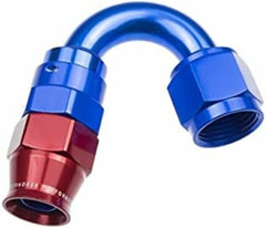Redhorse Performance 1250-06-1 -06 AN 150 Degree PTFE reusable  Hose End - Blue