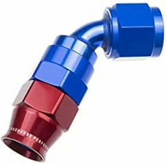 Redhorse Performance 1260-06-1 -06 AN 60 Degree PTFE reusable  Hose End - Blue