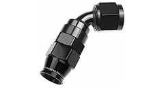 Redhorse Performance 1260-06-2 -06 AN 60 Degree PTFE reusable  Hose End - Black
