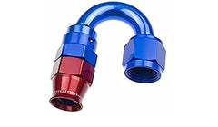 Redhorse Performance 1280-04-1 -04 AN 180 Degree PTFE reusable  Hose End - Blue