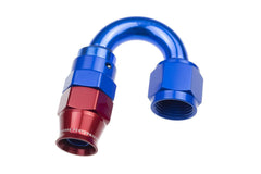 Redhorse Performance 1280-08-1 -08 AN 180 Degree PTFE reusable  Hose End - Blue