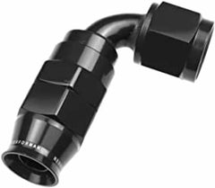Redhorse Performance 1290-06-2 -06 AN 90 Degree PTFE reusable  Hose End - Black