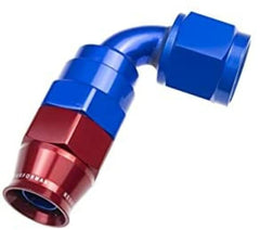 Redhorse Performance 1290-08-1 -08 AN 90 Degree PTFE reusable  Hose End - Blue