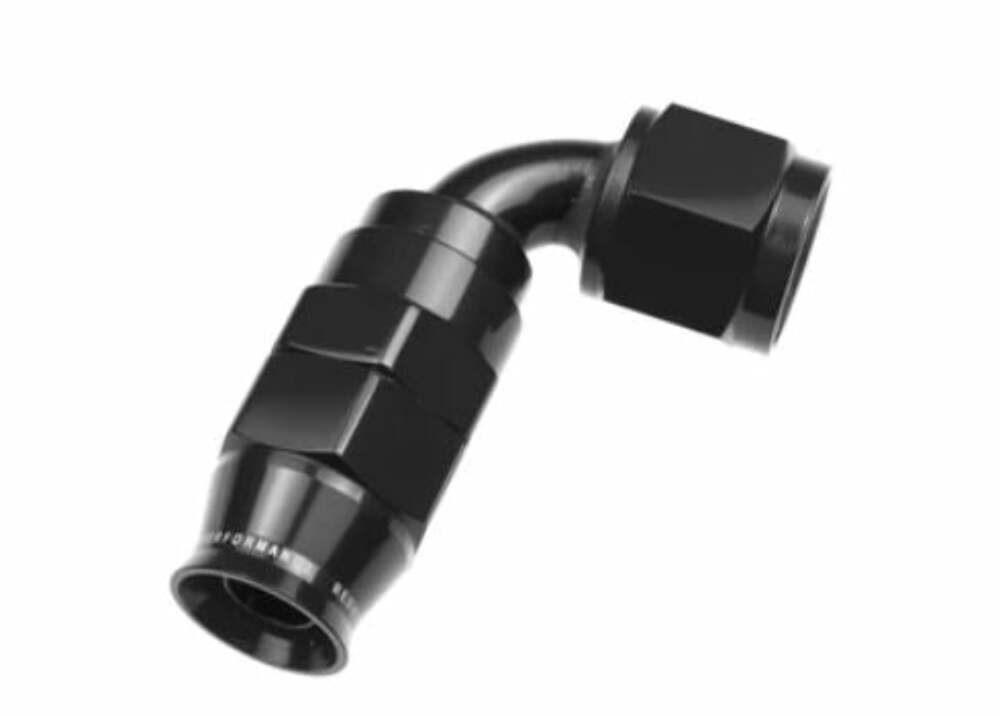 Redhorse Performance 1290-10-2 -10 AN 90 Degree PTFE reusable  Hose End - Black