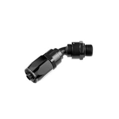 Redhorse Performance 1345-08-08-2 -08 Hose End With -08 ORB End (45deg) TUBE - Black