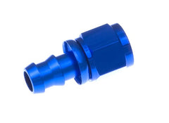 Redhorse Performance 2000-10-1 -10 straight AN/JIC hose end push lock - blue