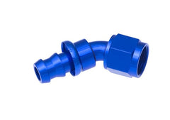Redhorse Performance 2045-04-1 -04 45 degree AN/JIC hose end push lock - blue