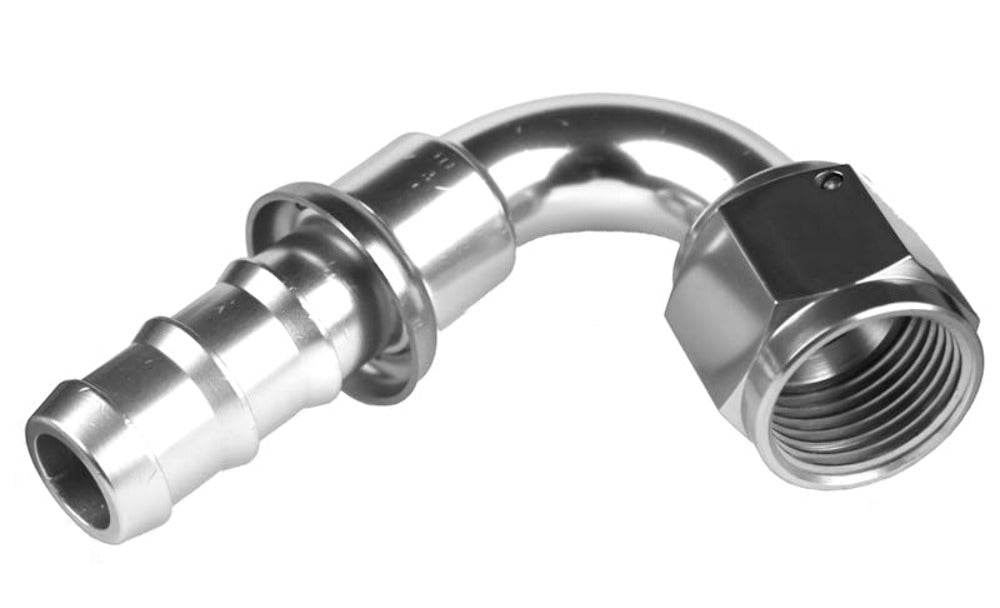 Redhorse Performance 2120-08-5 -08 120 degree AN/JIC push lock hose end - clear